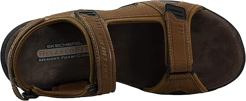 Skechers メンズ Louden Fisherman サンダル Amazon | Skechers USA Men's Louden Fisherman Sandal, Brown